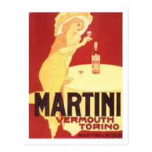 Vermouth Torino de Martini Cartes Postales