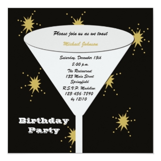 carte anniversaire adulte invitation