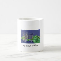 verre coloré, par Colette Marie Mugs À Café