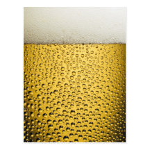 Verre de bière carte postale
