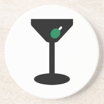 Verre de cocktail dessous de verres