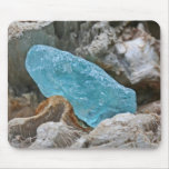 Verre de plage d'Aqua Tapis De Souris