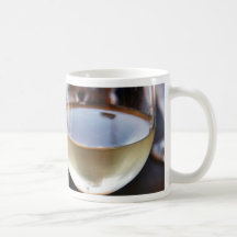 Verre de vin blanc tasses