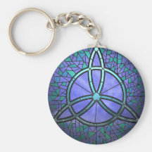 Verre souillé Triskele Porte-clefs
