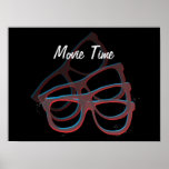 verres 3D Affiche