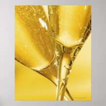 Verres de Champagne Poster