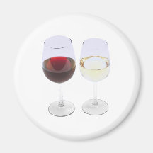 Verres de vin du vin des verres of de wine glasses magnets