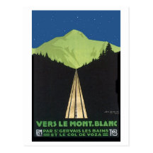 Vers Le Mont. Blanc Carte Postale