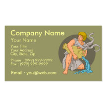 Verseau Cartes De Visite Professionnelles