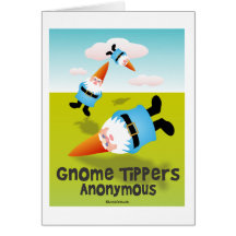 Verseurs de gnome anonymes carte de vœux