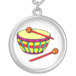 Version simple arrondie de tambour pendentif