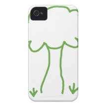 Vert allant d'arbres d'économie coques Case-Mate iPhone 4