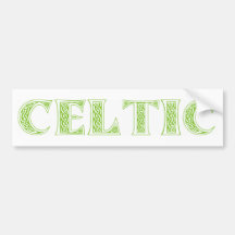 Vert celtique adhésif pour voiture