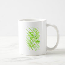 Vert cerclé tasse