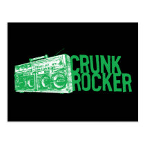 Vert de Boombox de balancier de Lil Jon "Crunk " cartes postales