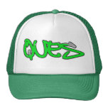 VERT DE CHAPEAU DE QUES CASQUETTE DE CAMIONNEUR