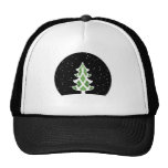 Vert de ciel de Milou de rubans d'arbre de Noël Casquette