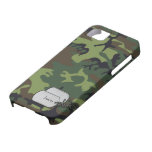 Vert de Forrest et camouflage de militaires de Bro Coque iPhone 5