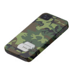 Vert de Forrest et camouflage de militaires de Bro Coque iPhone 4 Case-Mate
