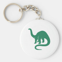 Vert de Keychain de dinosaure Porte-clefs