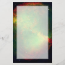 Vert de l'espace de nébuleuse d'haltère prospectus en couleur