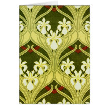 Vert de Nouveau au printemps Cartes
