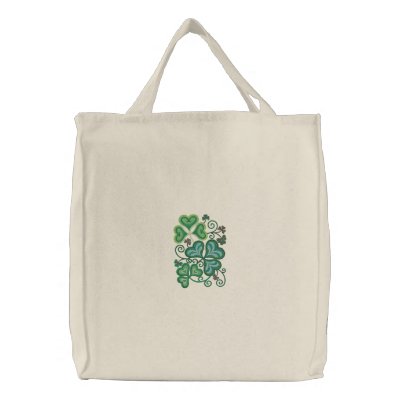 Vert de shamrock sacs en toile Vert de shamrock sacs en toile