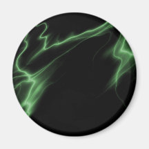 VERT ÉLECTRIQUE DE NOIR DE FOUDRE MAGNETS POUR RÉFRIGÉRATEUR