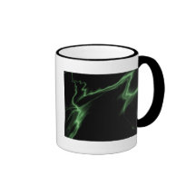 VERT ÉLECTRIQUE DE NOIR DE FOUDRE TASSE À CAFÉ