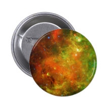 Vert et orange de la nébuleuse nord-américaine pin's