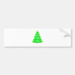 Vert jaune OL blanc d'arbre de Noël le MUSÉE Za Autocollant Pour Voiture