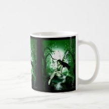 Vert magique féerique tasse à café