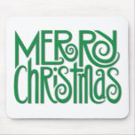 Vert Mousepad de Joyeux Noël Tapis De Souris