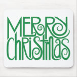 Vert Mousepad de Joyeux Noël Tapis De Souris