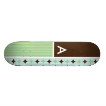 Vert sauge et Brown Plateaux De Skate