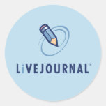 Verticale de logo de LiveJournal Adhésif
