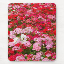 Verticale de tapis de souris - champ des fleurs de