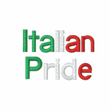 Veste brodée par fierté italienne