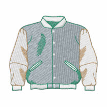 Veste de Letterman polos brodés