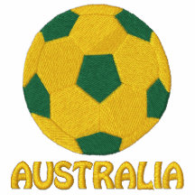 Veste de voie brodée par football de l'Australie