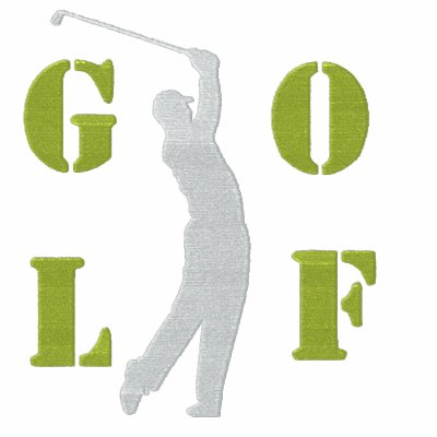 Veste de voie brodée par golf Veste de voie brodée par golf