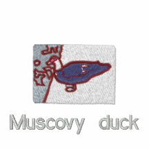 Veste d'ouatine de canard de Muscovy