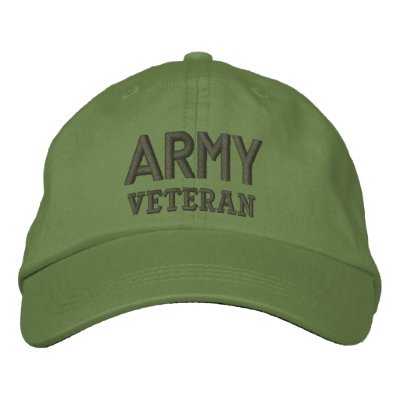 Vétéran d'armée chapeaux brodés