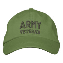 Vétéran d'armée chapeaux brodés