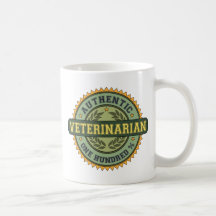 Vétérinaire authentique tasse à café