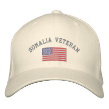 Vétérinaire de la SOMALIE avec le drapeau américai Casquette De Baseball
