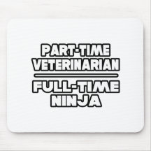 Vétérinaire… Ninja Tapis De Souris