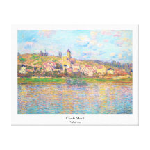 Vetheuil, Claude Monet 1879 Toile Tendue