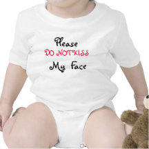 Veuillez ne pas embrasser ma chemise de visage t-shirt