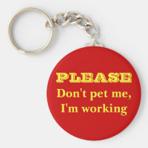 Veuillez ne pas me choyer porte-clefs
